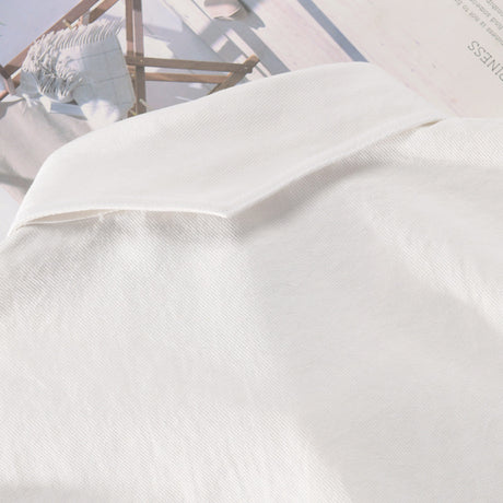 Men’s Cotton Long‑Sleeve Casual Shirt – Stylish Stitching Design, Breathable Everyday Button‑Up Top