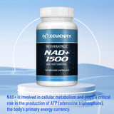 NAD+ Supplements with Resveratrol (120 Capsules)