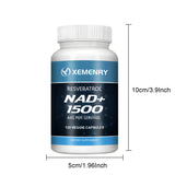NAD+ Supplements with Resveratrol (120 Capsules)