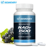 NAD+ Supplements with Resveratrol (120 Capsules)