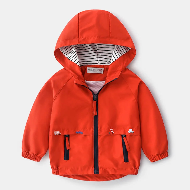 Baby Boys Winter Jacket – Warm Hooded Coat for Toddlers | Soft Fleece Lined Infant Outerwear