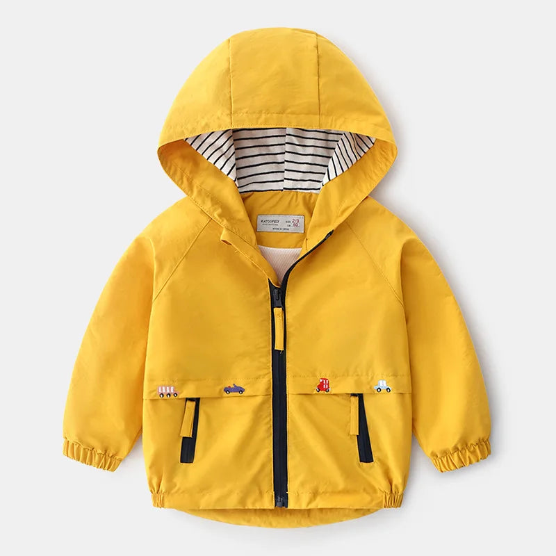 Baby Boys Winter Jacket – Warm Hooded Coat for Toddlers | Soft Fleece Lined Infant Outerwear