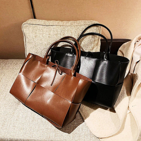 Woven Large Capacity Women’s Luxury Tote