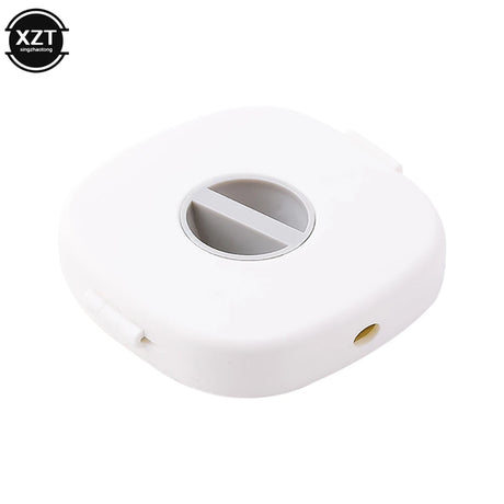 Rotating Cable Organizer & Winder Box – Portable Wire & Cord Storage with Phone Holder