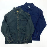 Men’s Workwear Denim Jacket – Japan Retro Multi-Pocket Loose Fit Shirt Jacket for Autumn & Winter | Unisex European & American Streetwear