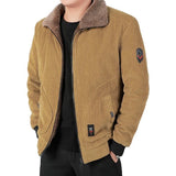 Men’s 2025 Winter Velvet-Thickened Corduroy Jacket