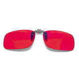 Clip-On Blue Light Blocking Glasses – 100% Red Lens Anti-Fatigue Detachable Filter for Gaming & Computer Use