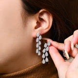 Luxury VVS1 Moissanite Diamond Earrings for Women – 925 Sterling Silver