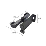 Car Back Seat Headrest Phone & Tablet Holder – Adjustable Stand for 4.7–12.9" Devices