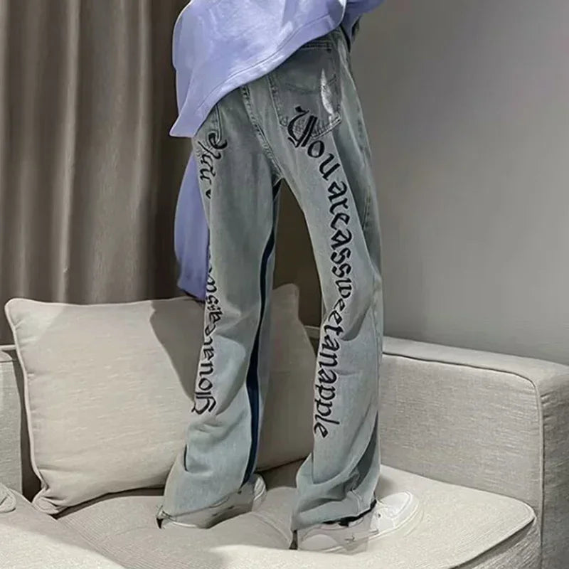 Men’s 2025 Fashion Streetwear Baggy Jeans