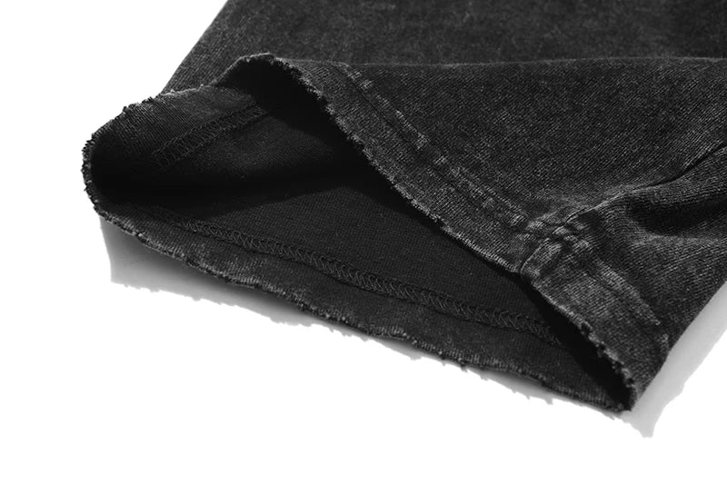 Anime Gothic Printed Oversized T-Shirt for Men