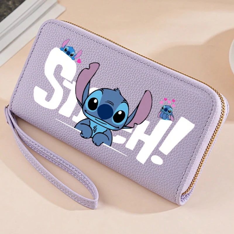 Stitch Long Zip Wallet