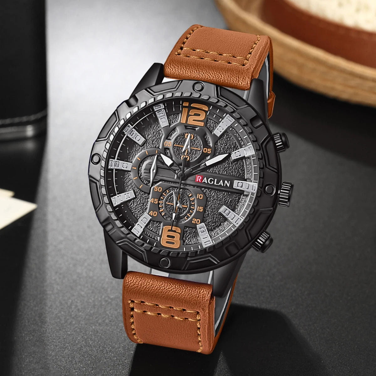 Top Brand Men’s Fashion Watch – Leather Strap Analog Wristwatch | Luxury Casual Clock Gift for Men