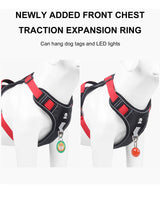 Tactical Reflective Dog Harness – 1680D Waterproof Vest for Medium & Large Dogs