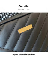 High quality women's PU rolling strip camera bag