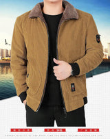 Men’s 2025 Winter Velvet-Thickened Corduroy Jacket