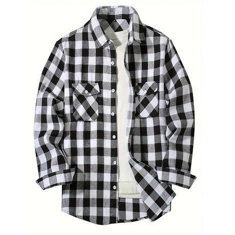 Men’s Classic Plaid Flannel Shirt