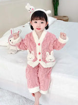 Autumn and Winter Children Pajamas | Warm Kids Sleepwear Set