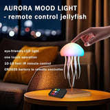 Wireless Jellyfish Rechargeable LED Desk Lamp – Multi-Color Mood Light for Bedroom & Office