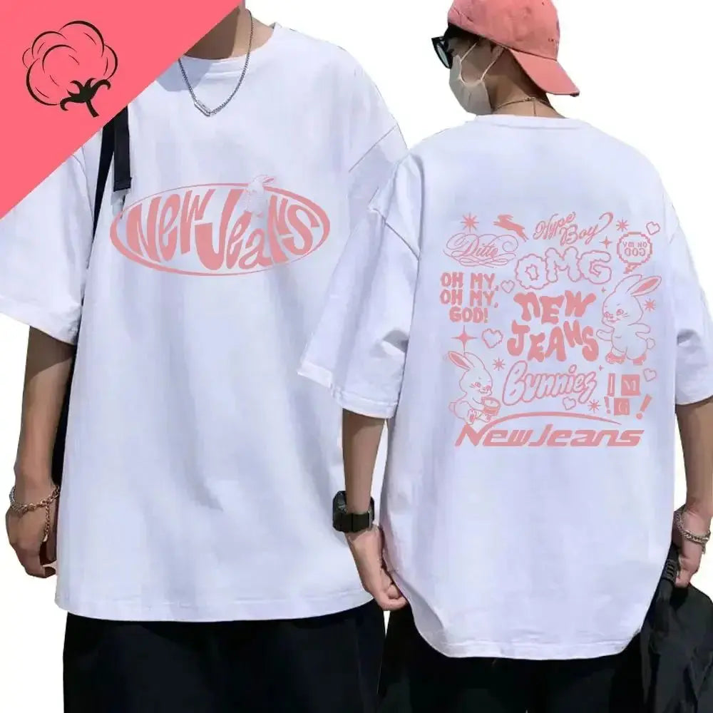Y2K Oversized Men’s Cotton T-Shirt