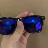 Men’s Vintage-Inspired Fashion Glasses – Large Curved Frame Retro Eyewear | Stylish Party & Costume Accessories