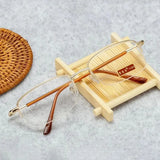 Real Glass Lens Reading Glasses – Square Full Frame HD Presbyopic Eyewear | Anti-Scratch Unisex Readers