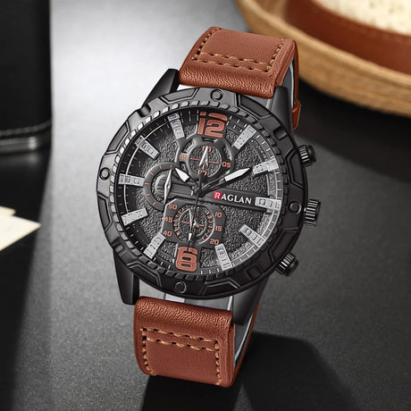 Top Brand Men’s Fashion Watch – Leather Strap Analog Wristwatch | Luxury Casual Clock Gift for Men