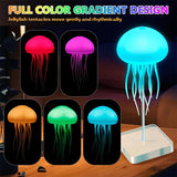 Wireless Jellyfish Rechargeable LED Desk Lamp – Multi-Color Mood Light for Bedroom & Office