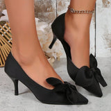 Women’s Pointed Toe High Heels with Bow