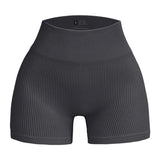Ribbed Yoga Shorts for Women – High Waist Shaping Sportswear