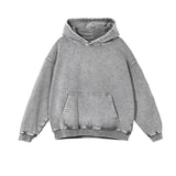 Vintage Washed Hoodie – Unisex Retro Streetwear Pullover