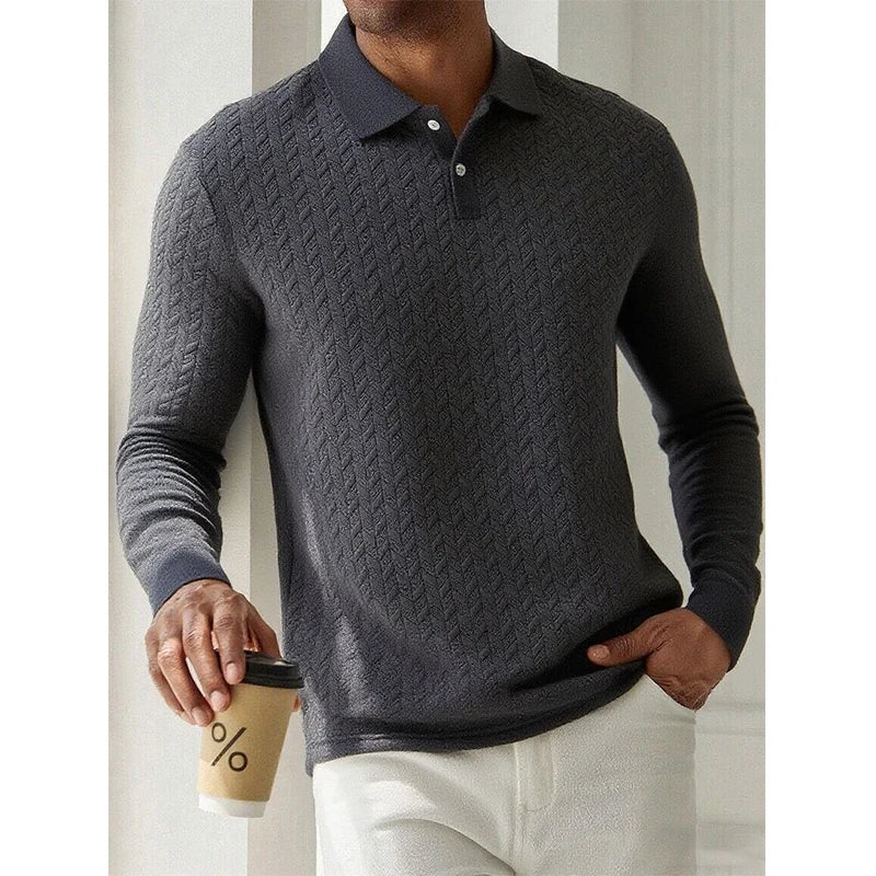 Men’s Long Sleeve Polo Shirt