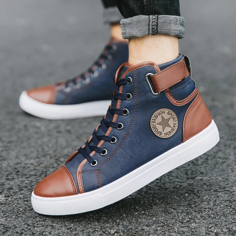 Men’s High Top Luxury Casual Sneakers