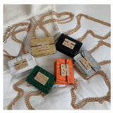 PU Mini Handbag for Women | Chain Shoulder Bag, Cute Small Tote & Coin Pouch