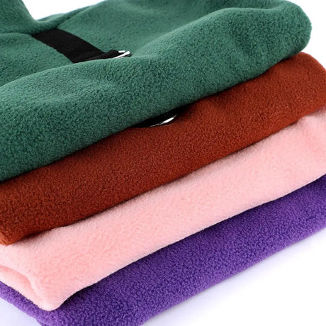 Winter Warm Fleece Dog Jacket Vest