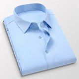 Men’s Long Sleeve Blue Slim Fit Shirt