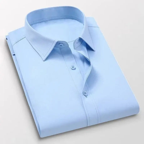 Men’s Long Sleeve Blue Slim Fit Shirt