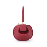 Stylish Round Ball PU Leather Mini Shoulder Handbag