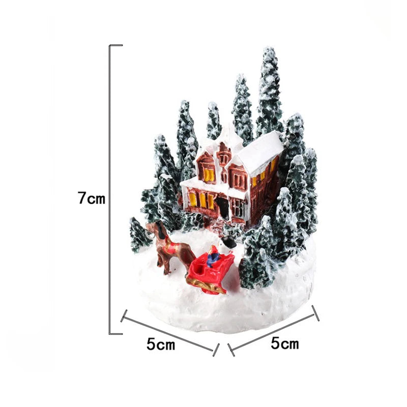 Christmas LED Night Lights – Luminous Micro Landscape House | Creative Children’s Gift & New Year Holiday Ornament