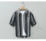 Men’s Elegant Striped Long Sleeve Shirt