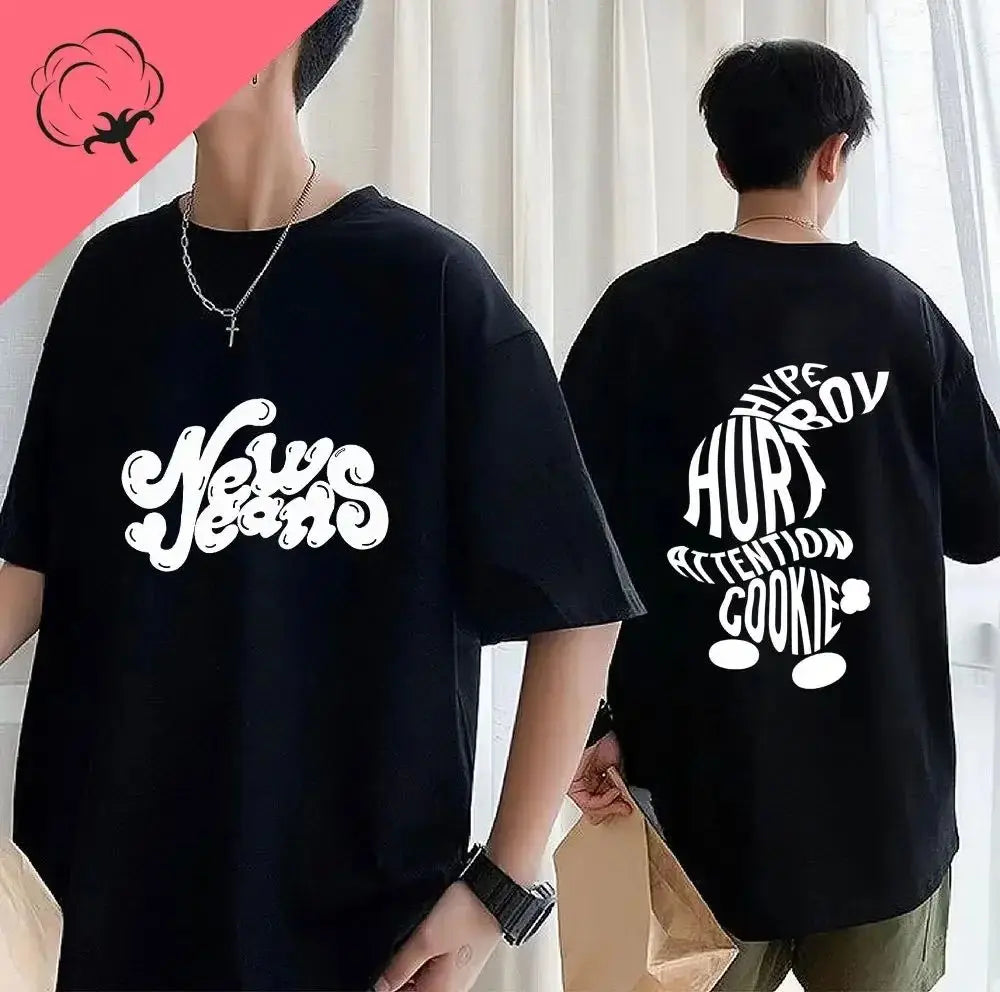 Y2K Oversized Men’s Cotton T-Shirt