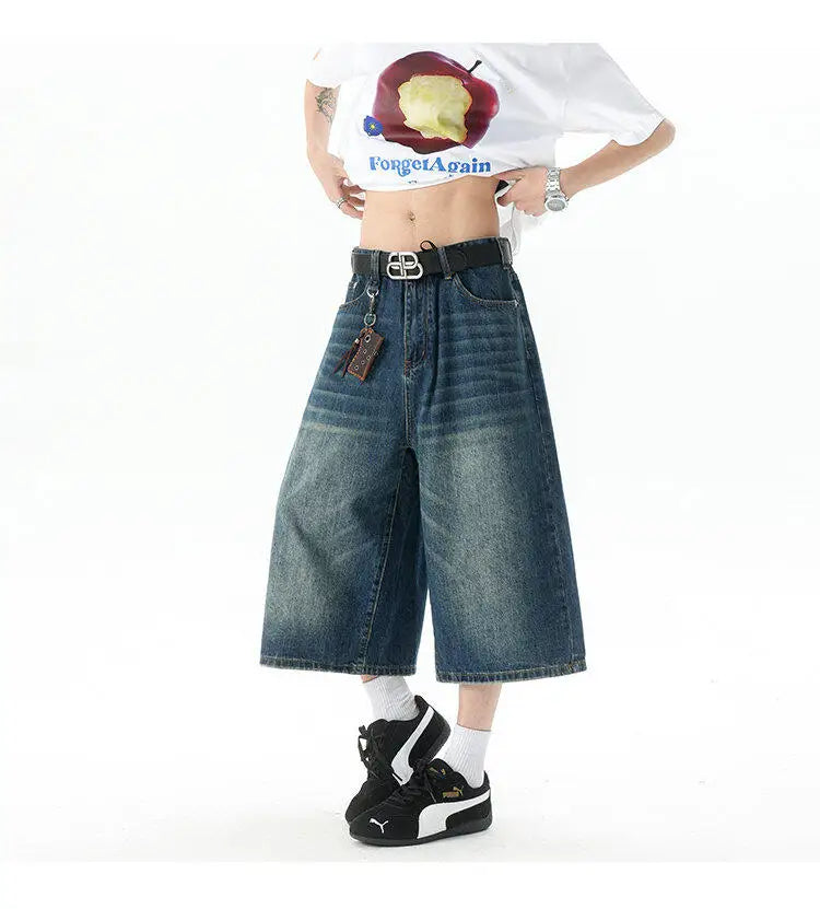 Men’s  Trendy High-Waisted Wide