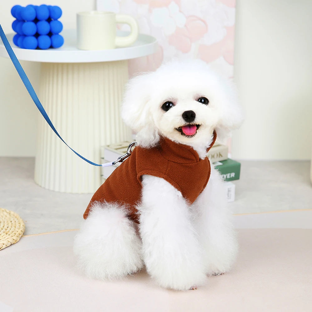 Winter Warm Fleece Dog Jacket Vest