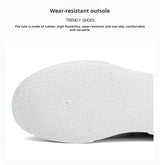 Men’s Casual Lightweight PU Leather Sneakers