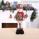 Christmas Santa Doll – Merry Christmas Home Decorations 2024 | Tabletop Xmas Ornaments for Navidad, Natal, Noel & New Year 2025 Gifts