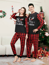Christmas Family Pajamas – Matching Plaid Soft 2-Piece Set for Adults & Kids