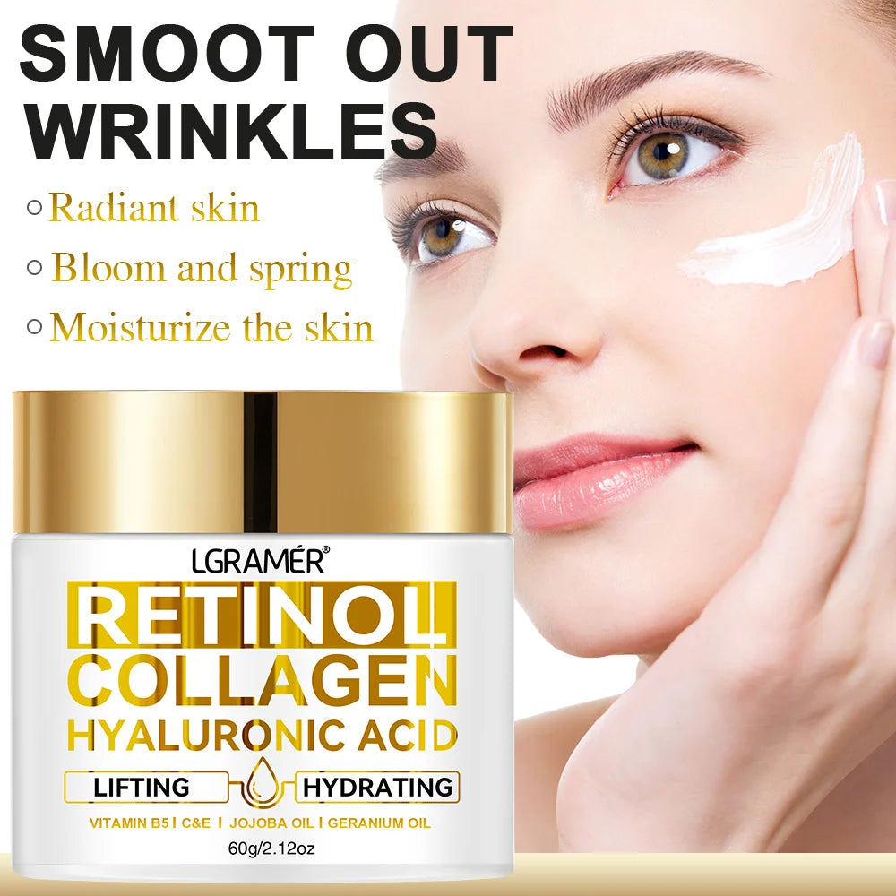 Retinol Face Cream – Anti-Aging Moisturizer & Wrinkle Remover for Women & Men