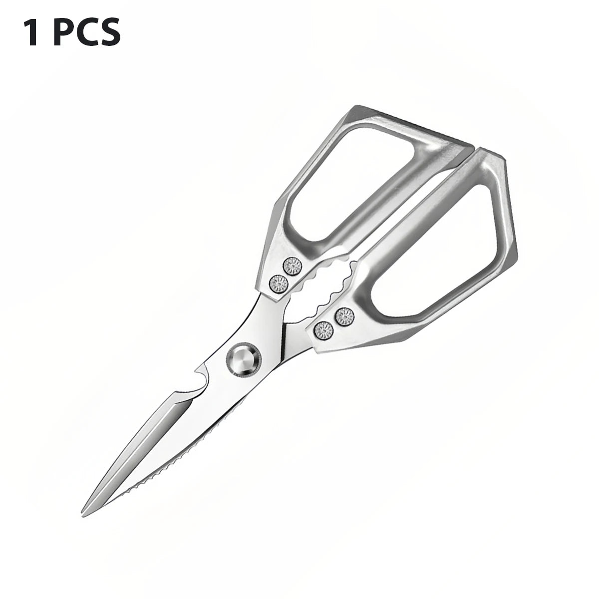 Stainless Steel Kitchen Shears – Multifunctional Food Scissors for Meat, Vegetables & Fish
