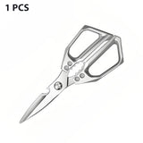 Stainless Steel Kitchen Shears – Multifunctional Food Scissors for Meat, Vegetables & Fish