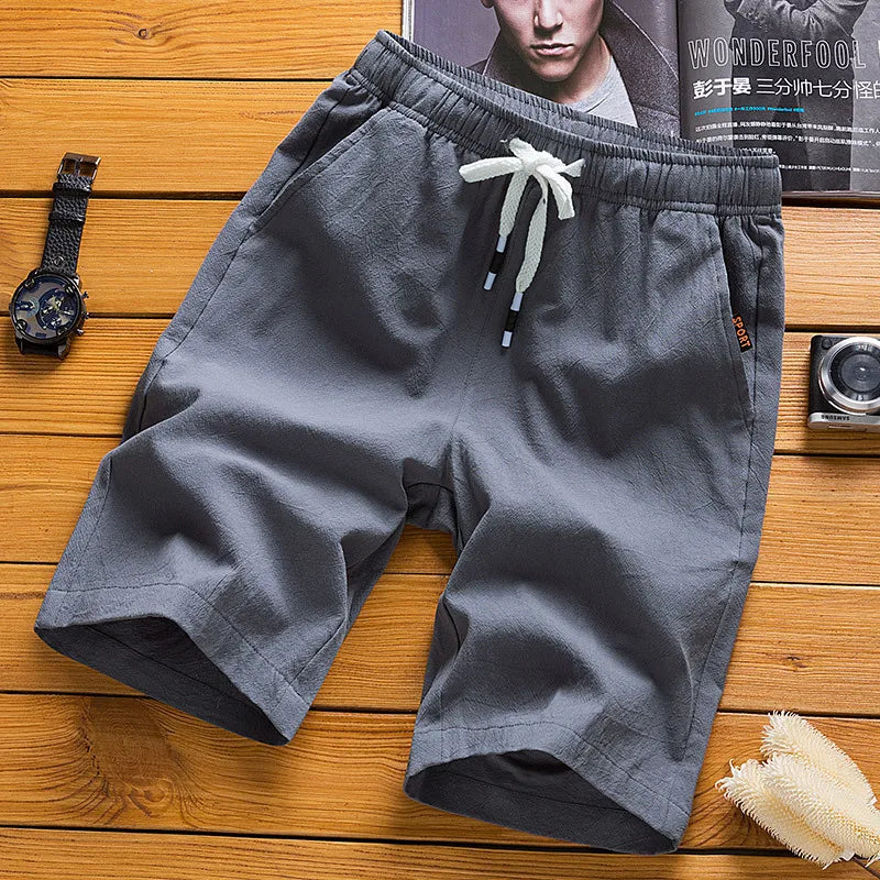 Men’s Casual Straight Shorts – Summer Running and Beach Wear
